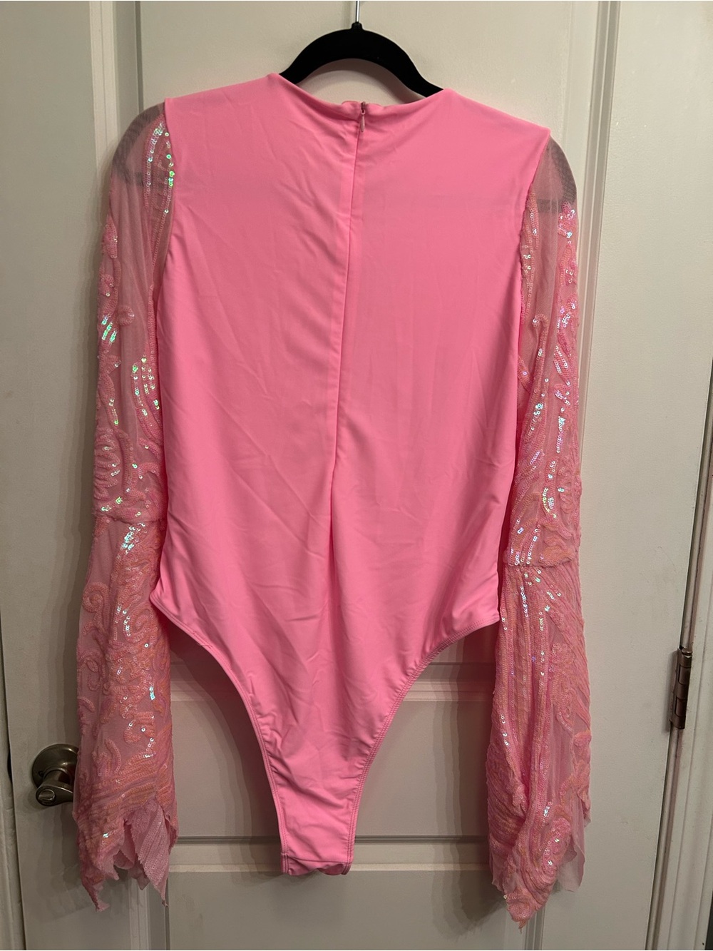 Iheartraves Plur life bell sleeve bodysuit - Picture 2 of 4